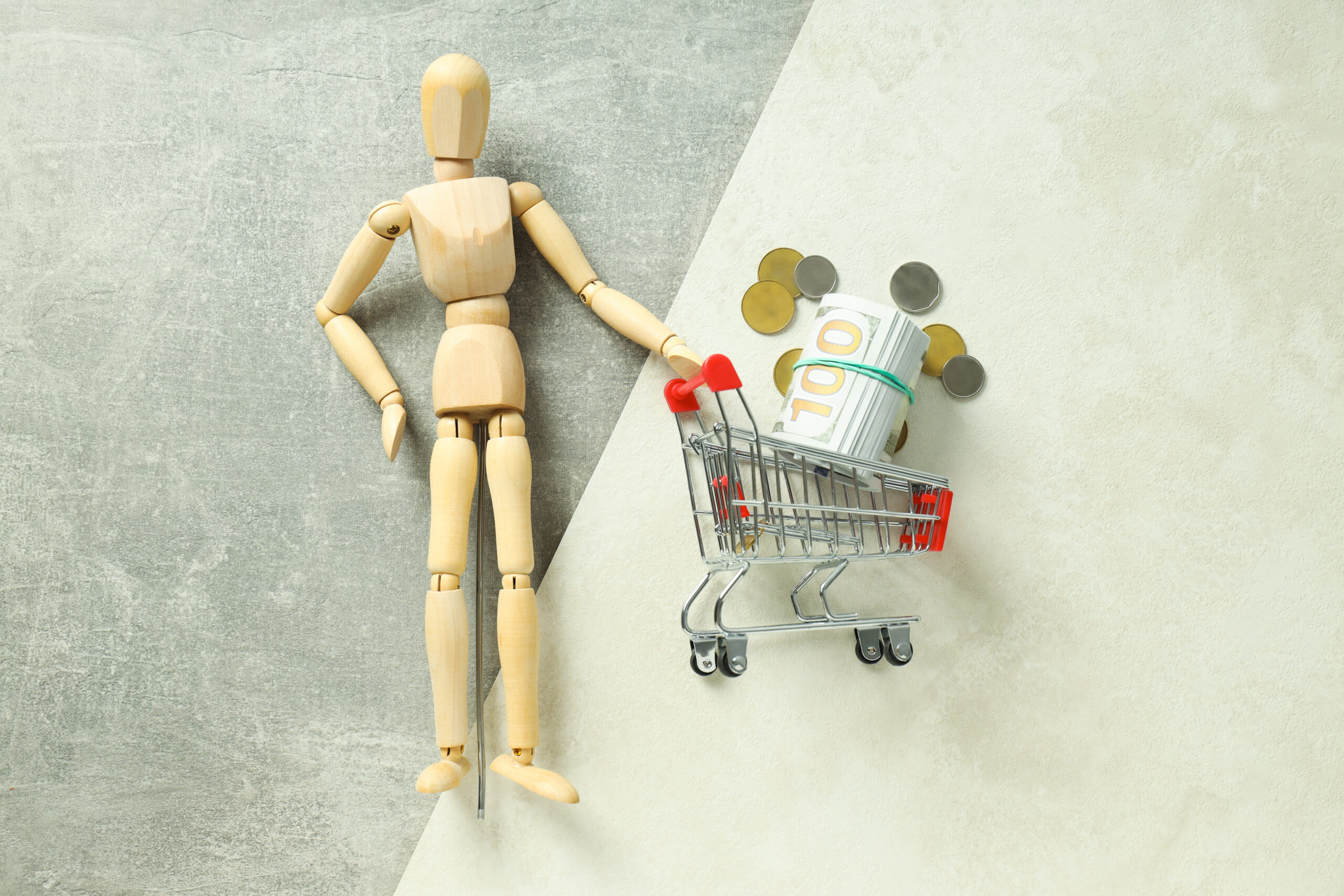 Concept of financial, economic problems and inflation