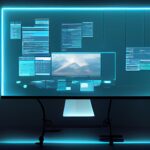 the hi tech-application computer-screen-on-the-des-2025-03-12-21-35-08-utc